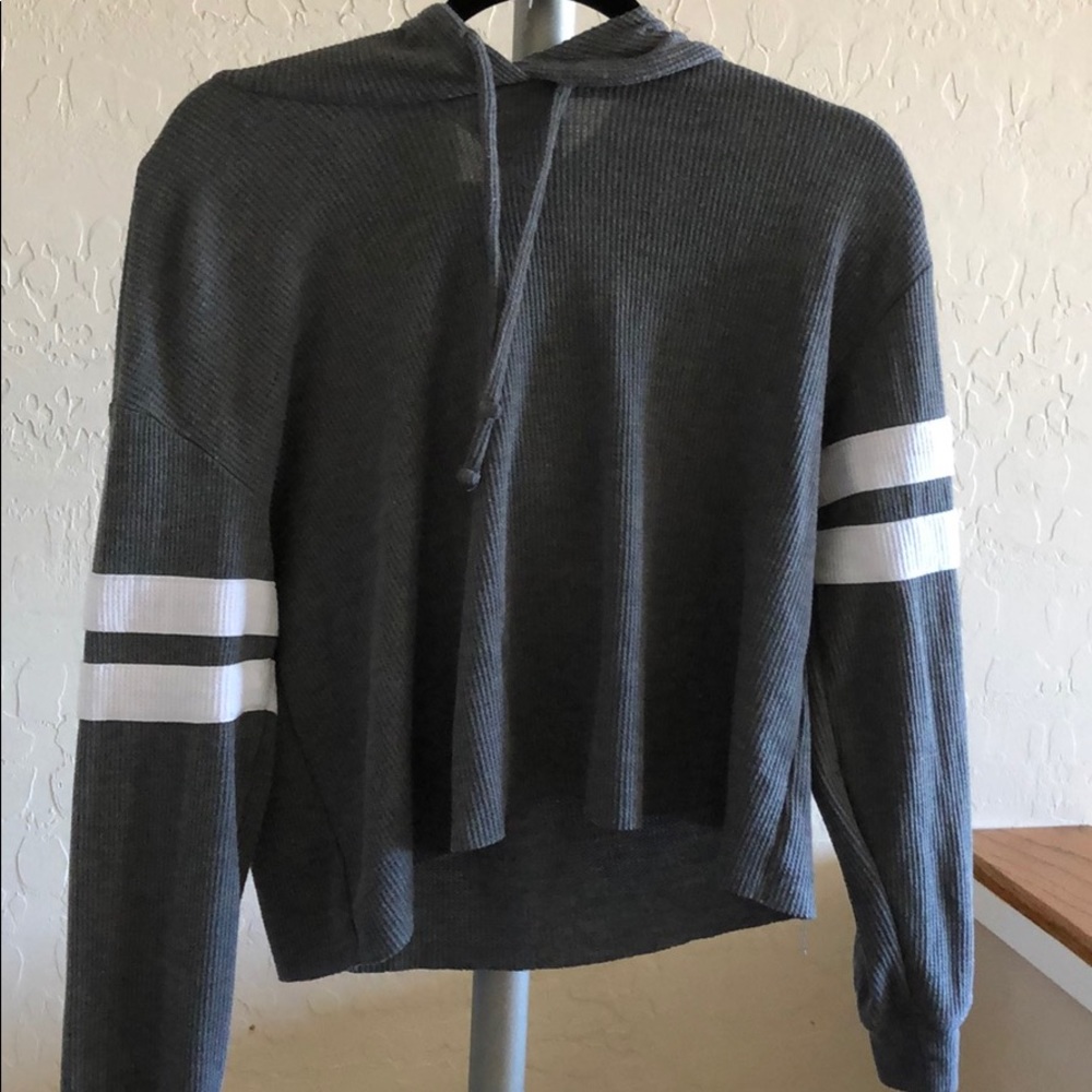 Hollister cropped sweatshirt